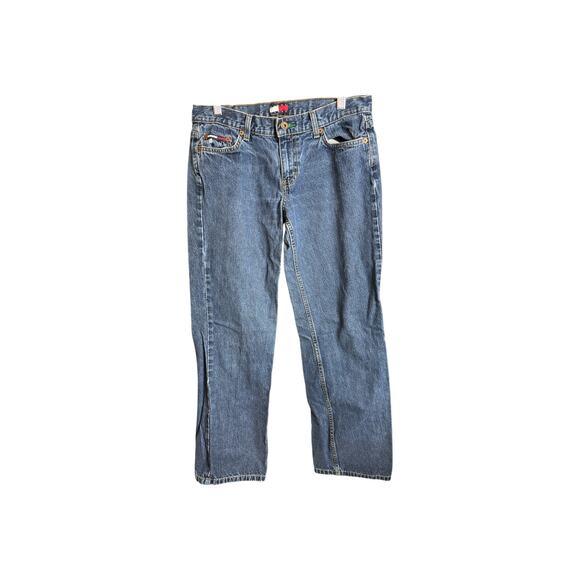 Tommy Hilfiger Denim Women's Jeans Blue Size 7/30 Flare Le Pants Mid Rise - Picture 1 of 5